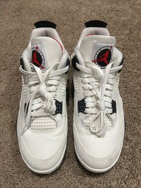 Jordan White Black Red Sneakers